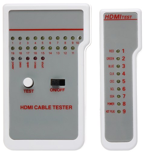 TESTER KABLI HDMI WZ-0017 LOGILINK TESTER KABLI HDMI WZ-0017 LOGILINK