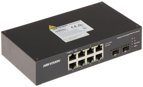 SWITCH POE DS-3T0510HP-E/HS 8-PORTOWY SFP Hikvision