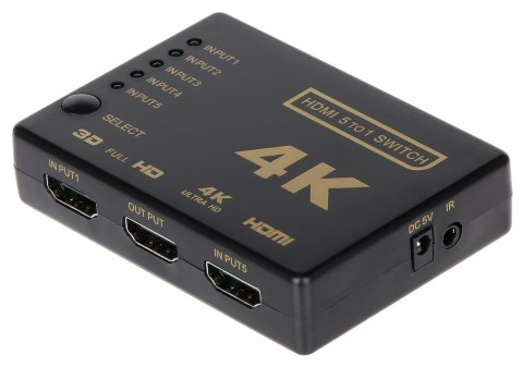PRZEŁĄCZNIK HDMI-SW-5/1P PRZEŁĄCZNIK HDMI-SW-5/1P