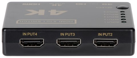 PRZEŁĄCZNIK HDMI-SW-5/1P PRZEŁĄCZNIK HDMI-SW-5/1P
