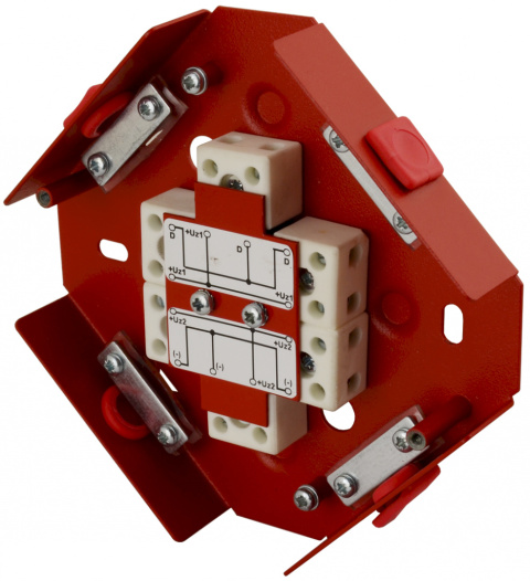 Puszka instalacyjna rozgałęźna 4x2,5mm2, ośmiokątna AWOP-425 S/R Puszka instalacyjna rozgałęźna 4x2,5mm2, ośmiokątna AWOP-425 S/R
