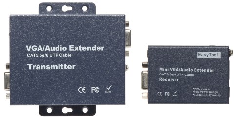 EXTENDER VGA+AU/UTP EXTENDER VGA+AU/UTP
