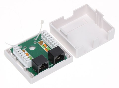 GNIAZDO ZAKOŃCZENIOWE RJ45-2G2 PODWÓJNE GNIAZDO ZAKOŃCZENIOWE RJ45-2G2 PODWÓJNE