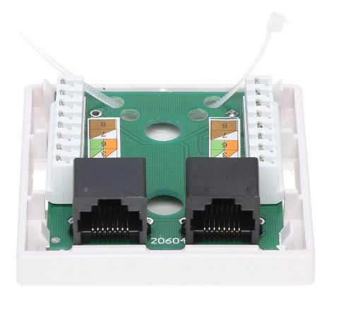 GNIAZDO ZAKOŃCZENIOWE RJ45-2G2 PODWÓJNE GNIAZDO ZAKOŃCZENIOWE RJ45-2G2 PODWÓJNE