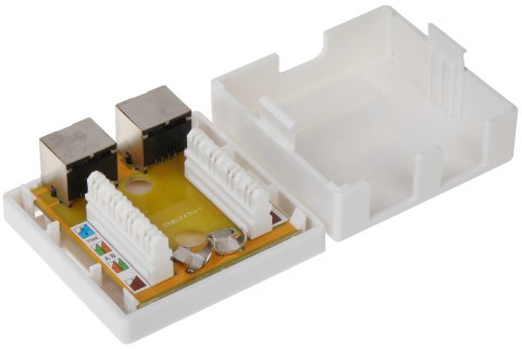 GNIAZDO ZAKOŃCZENIOWE RJ45-2G5/6 PODWÓJNE GNIAZDO ZAKOŃCZENIOWE RJ45-2G5/6 PODWÓJNE