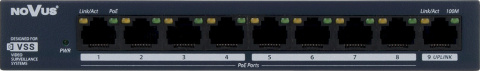 Przełącznik 8-portowy PoE NVS-3008SP Przełącznik 8-portowy PoE NVS-3008SP