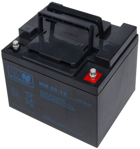 AKUMULATOR ŻELOWY AGM 12V 40Ah12V/40AH-MW AKUMULATOR ŻELOWY AGM 12V 40Ah12V/40AH-MW