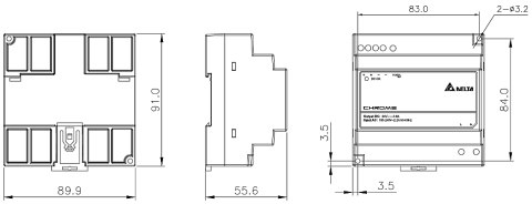 ZASILACZ IMPULSOWY DRC-24V100W-1AZ ZASILACZ IMPULSOWY DRC-24V100W-1AZ
