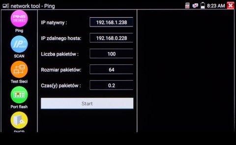 WIELOFUNKCYJNY TESTER CCTV CS-H7-50H WIELOFUNKCYJNY TESTER CCTV CS-H7-50H