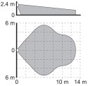 CZUJKA DUALNA MIKROFALA + PIR GREY-PLUS SATEL