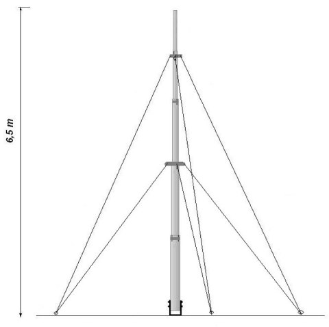 MASZT TELESKOPOWY MT-6.5A/CT 6.5 m MASZT TELESKOPOWY MT-6.5A/CT 6.5 m