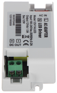 ZASILACZ IMPULSOWY 12V/1A/LED ZASILACZ IMPULSOWY 12V/1A/LED