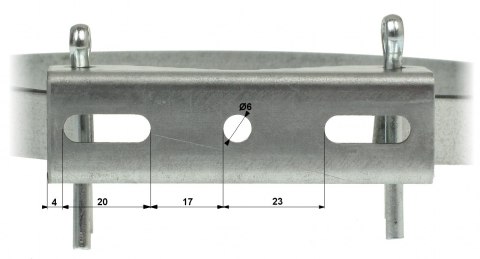 UCHWYT NA SŁUP BRU-2 UCHWYT NA SŁUP BRU-2