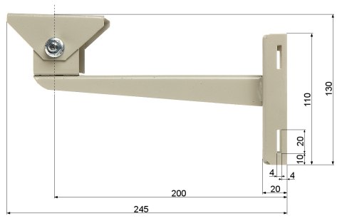 UCHWYT OBUDOWY NA SŁUP BRP-20W UCHWYT OBUDOWY NA SŁUP BRP-20W
