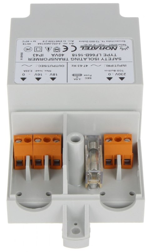 ZASILACZ NAPIĘCIA ZMIENNEGO TR-40VA/NORATEL SATEL ZASILACZ NAPIĘCIA ZMIENNEGO TR-40VA/NORATEL SATEL