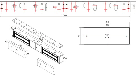 ZWORA ELEKTROMAGNETYCZNA 2 X 750KG Z SYGNALIZACJĄ SCOT EL-1500DSL ZWORA ELEKTROMAGNETYCZNA 2 X 750KG Z SYGNALIZACJĄ SCOT EL-1500DSL