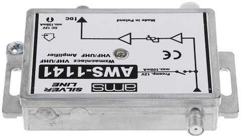 WZMACNIACZ ANTENOWY AWS-1141 21dB WZMACNIACZ ANTENOWY AWS-1141 21dB