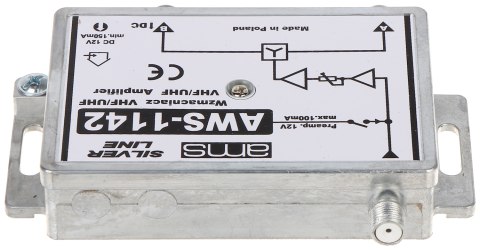 WZMACNIACZ ANTENOWY AWS-1142 17/19dB WZMACNIACZ ANTENOWY AWS-1142 17/19dB