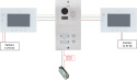 Wideodomofon VIDOS 2 x M670W/S602 Wideodomofon VIDOS 2 x M670W/S602