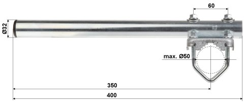 UCHWYT RUROWY ANTENOWY URI-32Z30 UCHWYT RUROWY ANTENOWY URI-32Z30