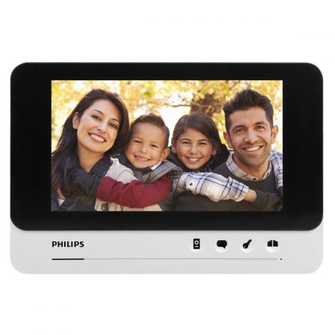 Monitor Philips WelcomeEye AddComfort do rozbudowy zestawów z serii WelcomeEye Comfort, 7" ekran, sterowanie bramą, interkom Monitor Philips WelcomeEye AddComfort do rozbudowy zestawów z serii WelcomeEye Comfort, 7" ekran, sterowanie bramą, interkom