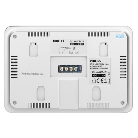 Monitor Philips WelcomeEye AddComfort do rozbudowy zestawów z serii WelcomeEye Comfort, 7" ekran, sterowanie bramą, interkom Monitor Philips WelcomeEye AddComfort do rozbudowy zestawów z serii WelcomeEye Comfort, 7" ekran, sterowanie bramą, interkom