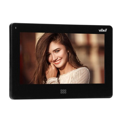 Wideo monitor bezsłuchawkowy, kolorowy, LCD 7", do zastosowania w systemach VIBELL, dotykowy ekran, moduł pamięci, gniazdo na k Wideo monitor bezsłuchawkowy, kolorowy, LCD 7", do zastosowania w systemach VIBELL, dotykowy ekran, moduł pamięci, gniazdo na k