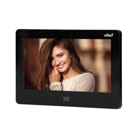 Wideo monitor bezsłuchawkowy, kolorowy, LCD 7", do zastosowania w systemach VIBELL, dotykowy ekran, moduł pamięci, gniazdo na k Wideo monitor bezsłuchawkowy, kolorowy, LCD 7", do zastosowania w systemach VIBELL, dotykowy ekran, moduł pamięci, gniazdo na k