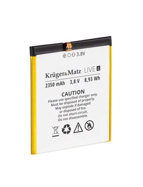 Oryginalna bateria do Kruger&Matz Live 4/4S Oryginalna bateria do Kruger&Matz Live 4/4S
