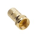 Wtyk SAT F 6,8 mm GOLD CU Cabletech