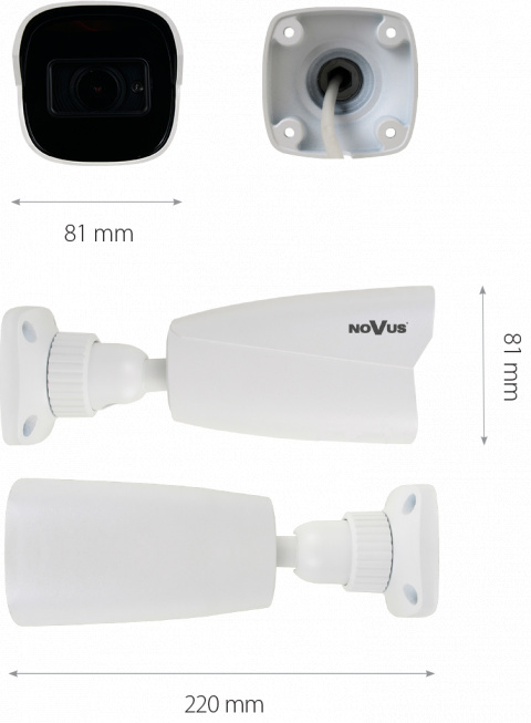 Kamera IP w obudowie z obiektywem motor-zoom NVIP-8H-6202M Kamera IP w obudowie z obiektywem motor-zoom NVIP-8H-6202M