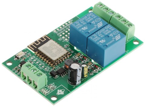 MODUŁ PRZEKAŹNIKOWY ESP12-2R-D8 Wi-Fi MODUŁ PRZEKAŹNIKOWY ESP12-2R-D8 Wi-Fi