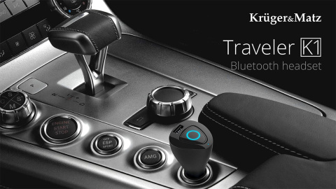 Słuchawka Bluetooth z ładowarką samochodową Kruger&Matz Traveler K1 Słuchawka Bluetooth z ładowarką samochodową Kruger&Matz Traveler K1