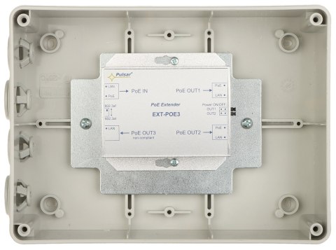 EXTENDER EXT-POE3H W OBUDOWIE HERMETYCZNEJ PULSAR EXTENDER EXT-POE3H W OBUDOWIE HERMETYCZNEJ PULSAR