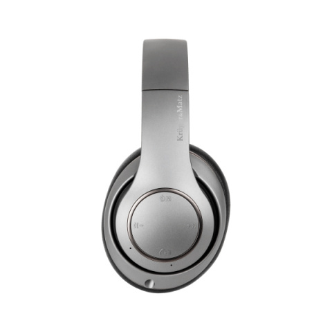 Bezprzewodowe słuchawki nauszne Kruger&Matz model Street 3 Wireless, kolor grafitowy Bezprzewodowe słuchawki nauszne Kruger&Matz model Street 3 Wireless, kolor grafitowy
