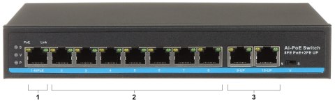 SWITCH POE GTX-A1-10-82 8-PORTOWY SWITCH POE GTX-A1-10-82 8-PORTOWY
