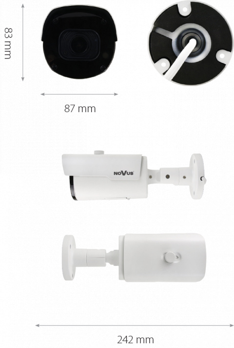 Kamera IP w obudowie z obiektywem motor-zoom NVIP-5H-4502M/F Kamera IP w obudowie z obiektywem motor-zoom NVIP-5H-4502M/F
