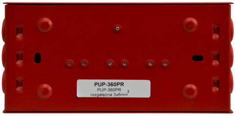 Puszka instalacyjna rozgałęźna 3x6mm2, prostokątna AWOP-360 P/R Puszka instalacyjna rozgałęźna 3x6mm2, prostokątna AWOP-360 P/R