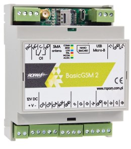 BasicGSM 2 / BasicGSM-D4M 2 - Moduł powiadomienia i sterowania GSM BasicGSM-D4M 2