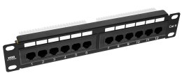 PP12V-1U-UTP6/B - patch panel 10