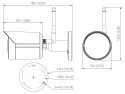 KAMERA IP IPC-HFW1430DS-SAW-0280B Wi-Fi - 4 Mpx 2.8 mm DAHUA