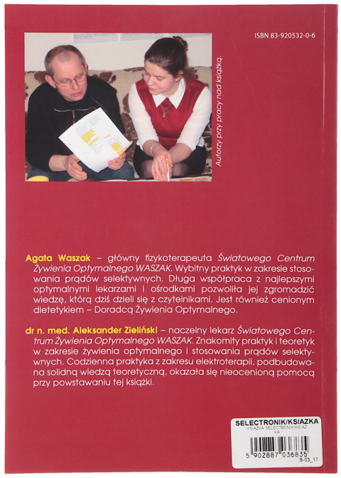 PODRĘCZNIK LECZENIA PRĄDAMI SELEKTYWNYMI SELECTRONIK/KSIAZKA PODRĘCZNIK LECZENIA PRĄDAMI SELEKTYWNYMI SELECTRONIK/KSIAZKA