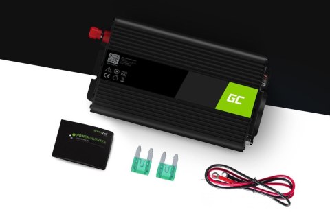PRZETWORNICA NAPIĘCIA INWERTER Green Cell 24V / 230V 1500W/3000W CZYSTA SINUSOIDA INV19 PRZETWORNICA NAPIĘCIA INWERTER Green Cell 24V / 230V 1500W/3000W CZYSTA SINUSOIDA INV19