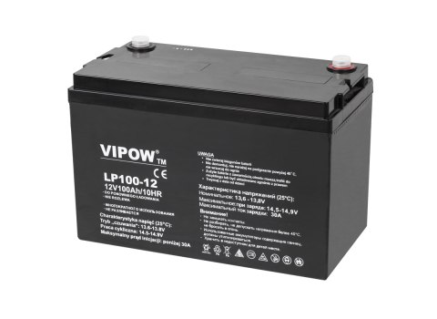 Akumulator żelowy VIPOW 12V 100Ah