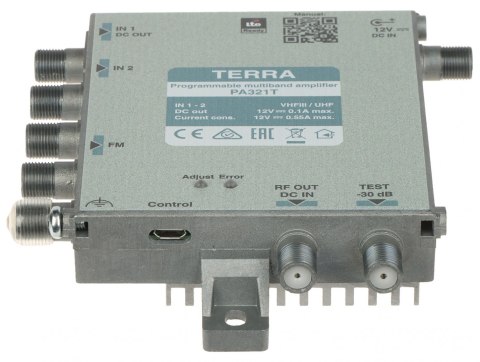 PROGRAMOWALNY WZMACNIACZ WIELOZAKRESOWY PA-321TP TERRA PROGRAMOWALNY WZMACNIACZ WIELOZAKRESOWY PA-321TP TERRA