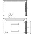 UCHWYT DO URZĄDZEŃ RACK WRH19-6U/4U-330B STALFLEX