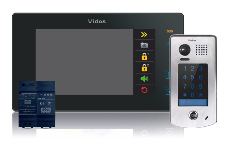 Zestaw Wideodomofon VIDOS DUO M1021B S1301D Zestaw Wideodomofon VIDOS DUO M1021B S1301D
