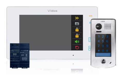Zestaw Wideodomofon VIDOS DUO M1021W S1301D Zestaw Wideodomofon VIDOS DUO M1021W S1301D