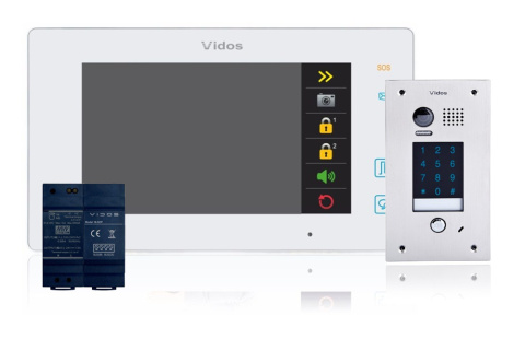 Zestaw Wideodomofon VIDOS DUO M1021W S1401D Zestaw Wideodomofon VIDOS DUO M1021W S1401D