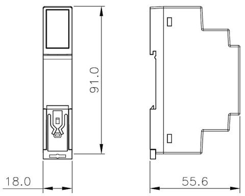 ZASILACZ IMPULSOWY DRC-24V10W-1AZ ZASILACZ IMPULSOWY DRC-24V10W-1AZ